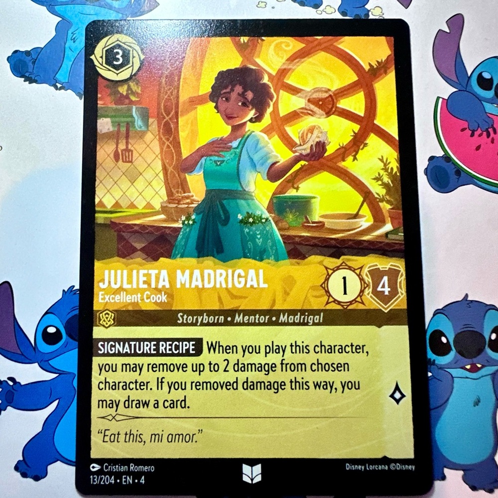 julieta madrigal 13/204 [encanto] - uncommon — disney lorcana: ursula’s return